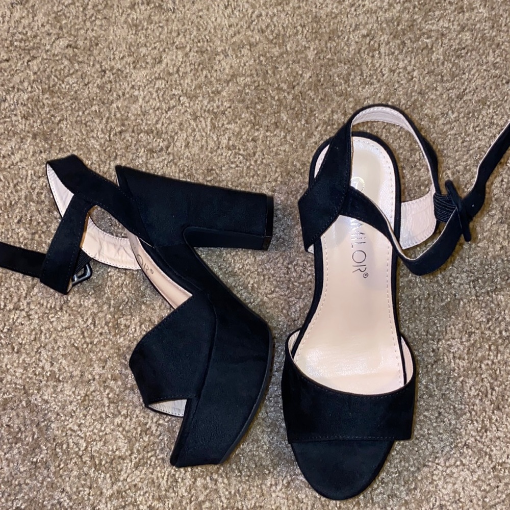 Black heels